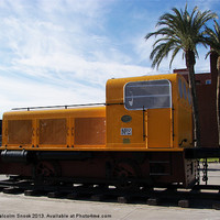 Buy canvas prints of Diesel locomotive Almeria by Malcolm Snook