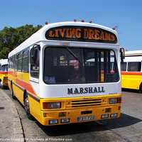 Buy canvas prints of Classic Maltese Buses by Malcolm Snook