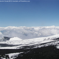 Buy canvas prints of The Summit of Mount Etna by Malcolm Snook