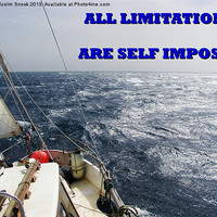 Buy canvas prints of All Limitations Are Self Imposed by Malcolm Snook