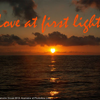 Buy canvas prints of Love At First Light by Malcolm Snook