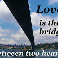 Buy canvas prints of Love Is The Bridge by Malcolm Snook