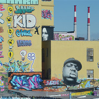 Buy canvas prints of New York Urban Graffiti by Malcolm Snook