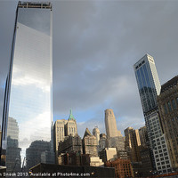 Buy canvas prints of Reflections of New York by Malcolm Snook