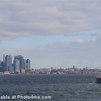 Buy canvas prints of New York Bound Ship by Malcolm Snook