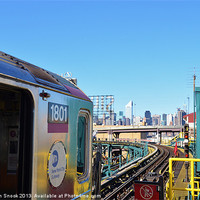Buy canvas prints of NYC View From Metro 7 by Malcolm Snook