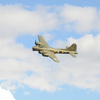 Buy canvas prints of B17 Flying Fortress by Malcolm Snook