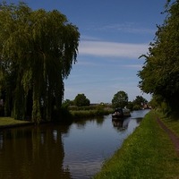 Buy canvas prints of  Rural Idyll On The Canal by Malcolm Snook