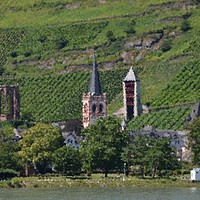 Buy canvas prints of St Peters Church Bacharach                         by Malcolm Snook