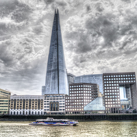 Buy canvas prints of  The Shard by Keith Cullis