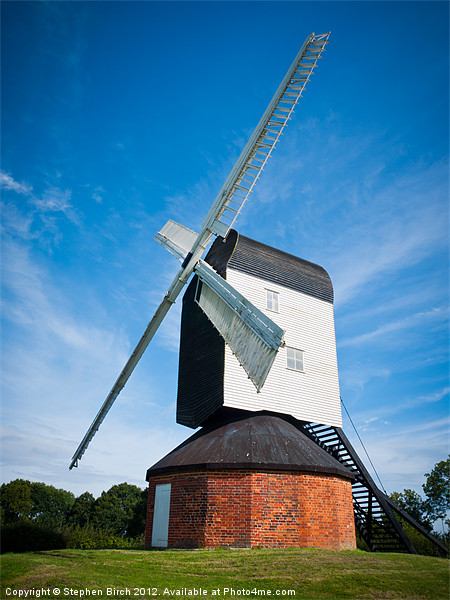 Windmill at Mountnessing, Essex Picture Board by Stephen Birch