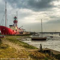 Buy canvas prints of Tollesbury Lightboat, Essex by Stephen Birch