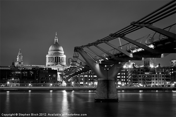 Across the Thames Picture Board by Stephen Birch