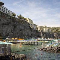 Buy canvas prints of  Cliff tops in Sorrento, Italy by Stephen Birch