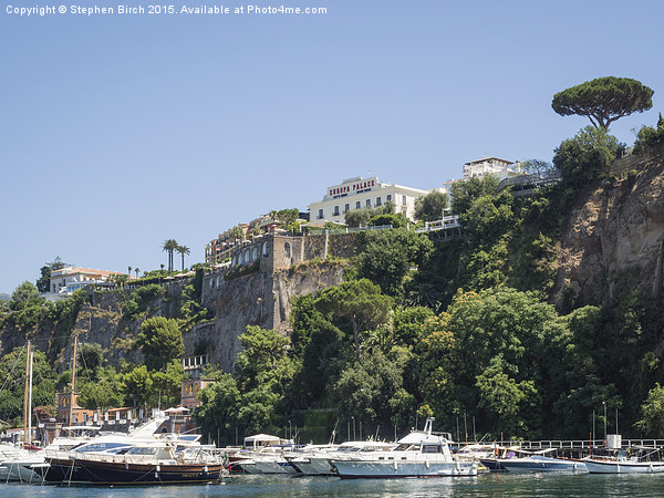  Marina Piccola in Sorrento Italy Picture Board by Stephen Birch