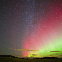Buy canvas prints of Milky way aurora by Graeme  Whipps