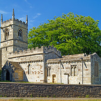 Buy canvas prints of St Peter's Church, Old Edlington  by Darren Galpin