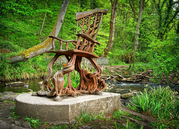 Rivelin Chair Sculpture Picture Board by Darren Galpin