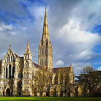 Buy canvas prints of Salisbury Cathedral by Darren Galpin