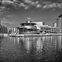 Buy canvas prints of Salford Quays Reflections by Darren Galpin