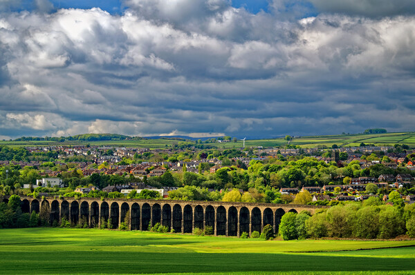 Penistone Viaduct and Town Picture Board by Darren Galpin