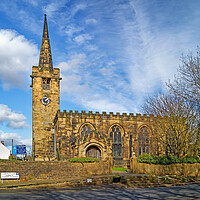 Buy canvas prints of  Church of St. Mary, Worsbrough by Darren Galpin