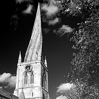 Buy canvas prints of Chesterfield Crooked Spire  by Darren Galpin