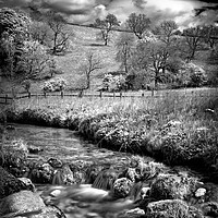 Buy canvas prints of  Gordale Beck by Darren Galpin