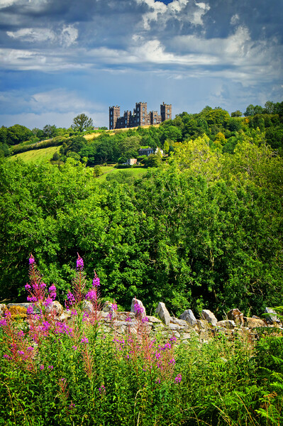 Riber Castle from High Tor Picture Board by Darren Galpin