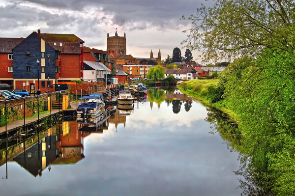River Avon at Tewkesbury Picture Board by Darren Galpin
