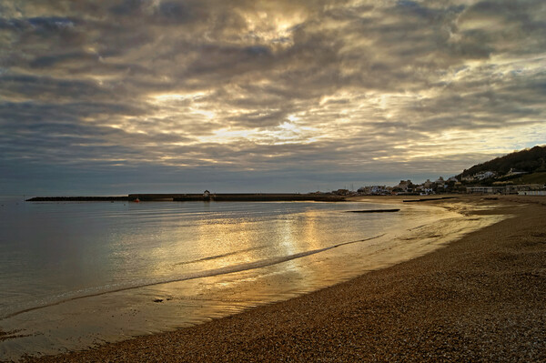 Lyme Regis Sunset    Picture Board by Darren Galpin