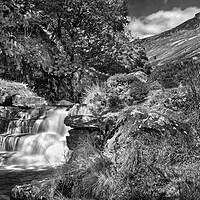 Buy canvas prints of Grindsbrook Waterfalls   by Darren Galpin