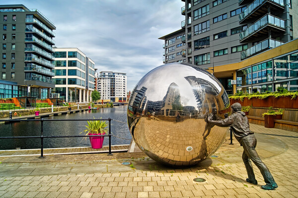 A Reflective Approach at Leeds Dock  Picture Board by Darren Galpin