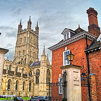 Buy canvas prints of Entrance to Gloucester Cathedral by Darren Galpin
