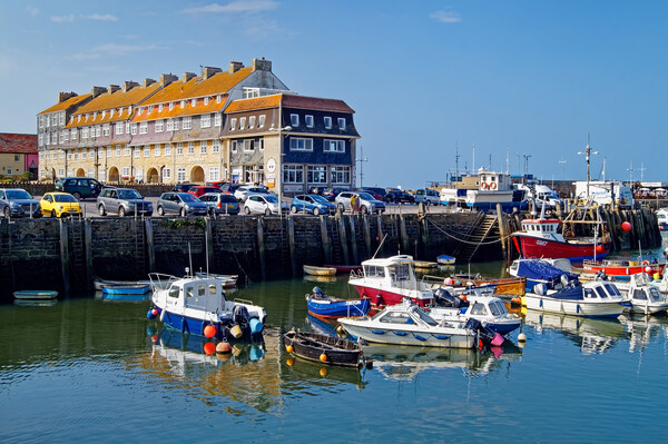 West Bay Harbour Picture Board by Darren Galpin