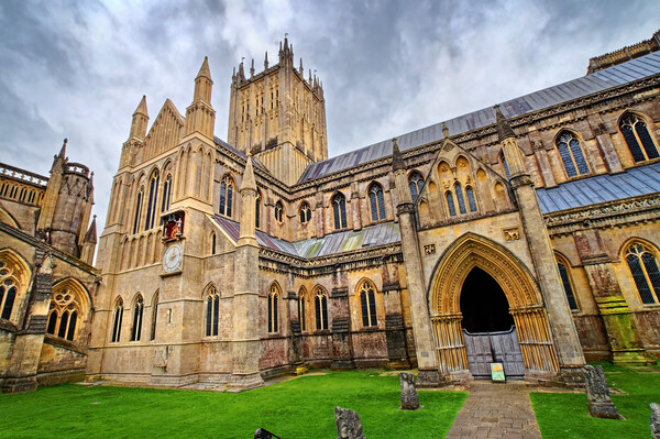 Wells Cathedral North Face Picture Board by Darren Galpin