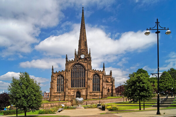 Rotherham Minster & Heart Of Steel Picture Board by Darren Galpin
