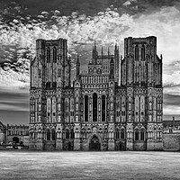 Buy canvas prints of Wells Cathedral Somerset by Darren Galpin