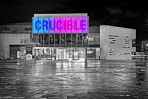 Crucible Theatre, Sheffield Picture Board by Darren Galpin