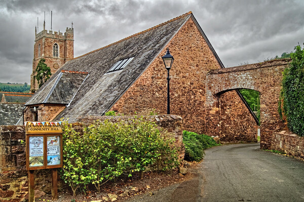 Church of St George & Tithe Barn, Dunster Picture Board by Darren Galpin