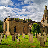 Buy canvas prints of St Anne's Church, Baslow   by Darren Galpin