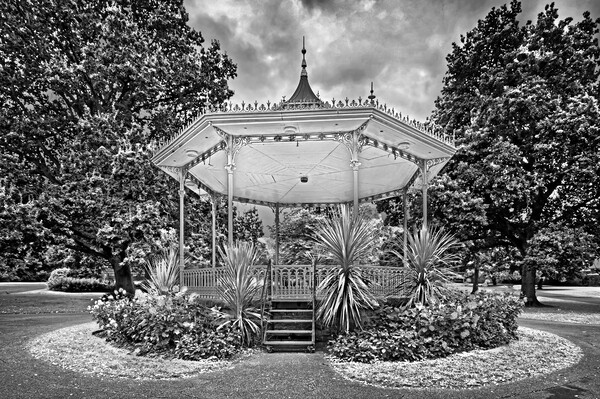 Vivary Park Bandstand, Taunton Picture Board by Darren Galpin
