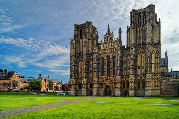 Wells Cathedral Somerset Picture Board by Darren Galpin