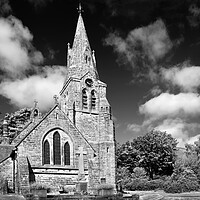 Buy canvas prints of Church of the Holy & Undivided Trinity, Edale by Darren Galpin