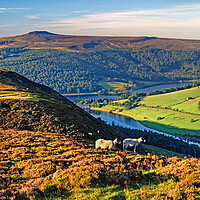 Buy canvas prints of Ladybower Lookout  by Darren Galpin