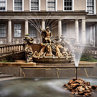 Buy canvas prints of Neptune's Fountain, Cheltenham  by Darren Galpin