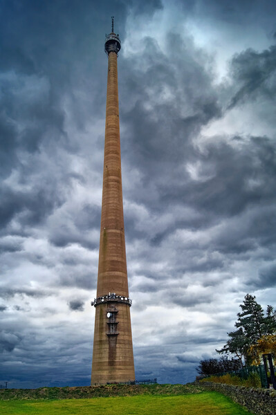 Emley Moor Tower Picture Board by Darren Galpin