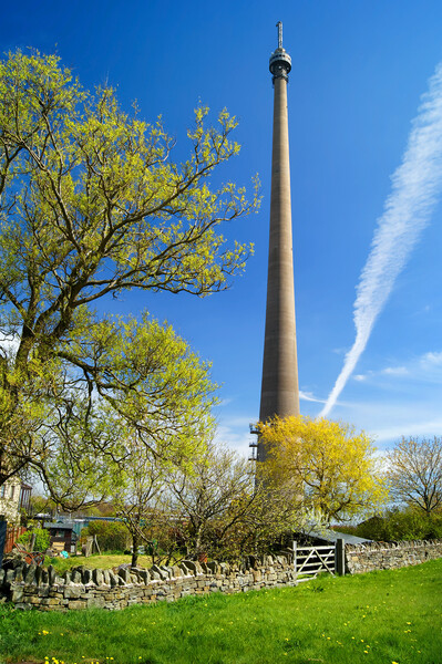 Emley Moor Tower Picture Board by Darren Galpin