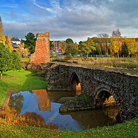 Buy canvas prints of Medieval Exe Bridge    by Darren Galpin