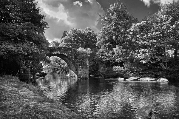 Hexworthy Bridge, Dartmoor Picture Board by Darren Galpin